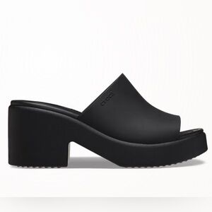 CROCS LiteRide Black Platform Sandals Size 11